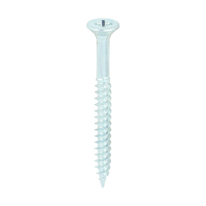 TIMCO Twin-Threaded Countersunk Woodscrews - Silver