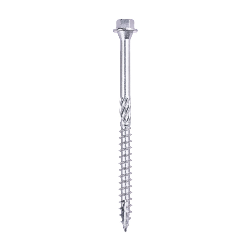 TIMCO Timber Screws Hex Flange Head - A4 Stainless Steel