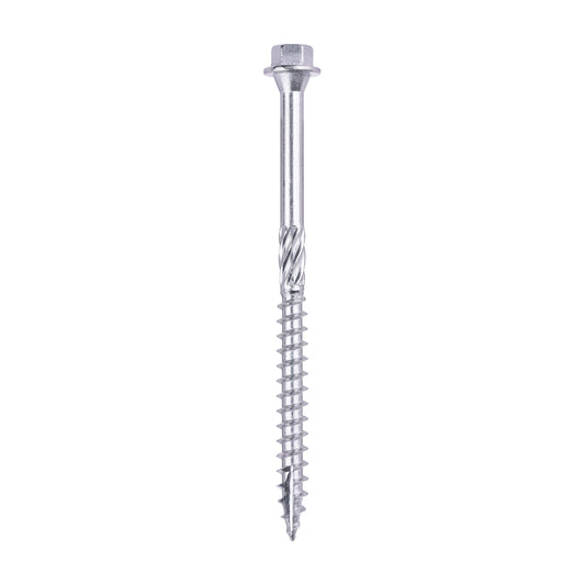 TIMCO Timber Screws Hex Flange Head - A4 Stainless Steel