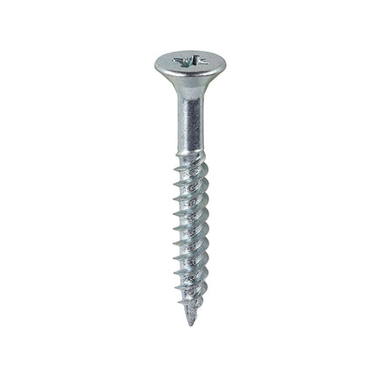TIMCO Twin-Threaded Countersunk Woodscrews - Silver