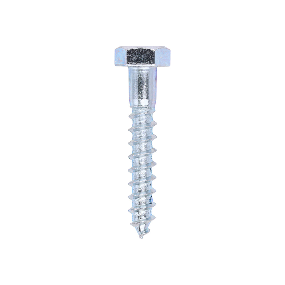 TIMCO Coach Screws - Hex Head - Zinc