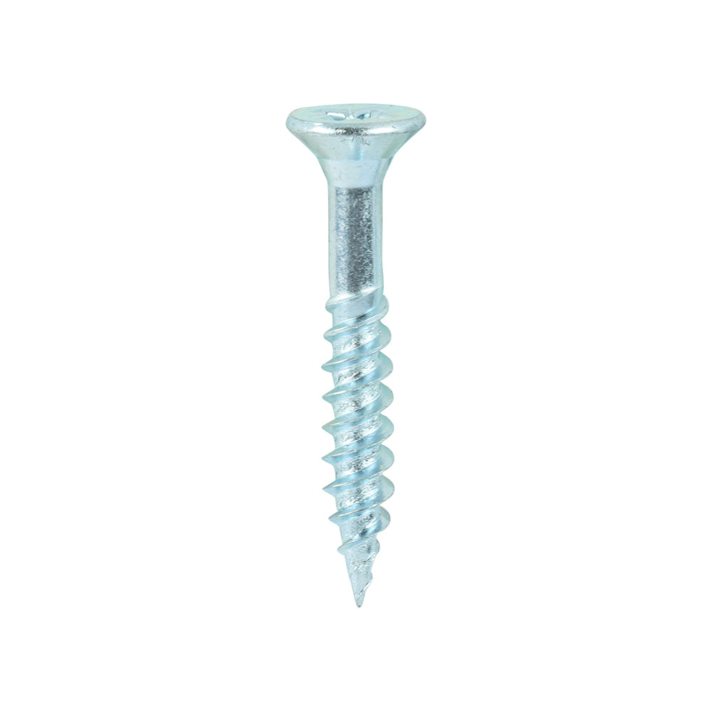 TIMCO Twin-Threaded Countersunk Woodscrews - Silver