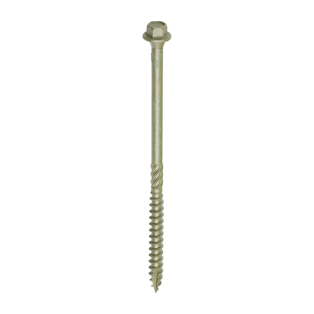 TIMCO Timber Screws Hex Flange Head Exterior - Green