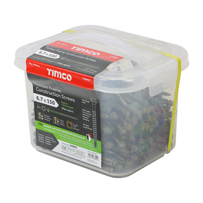 TIMCO Timber Screws Hex Flange Head Exterior - Green