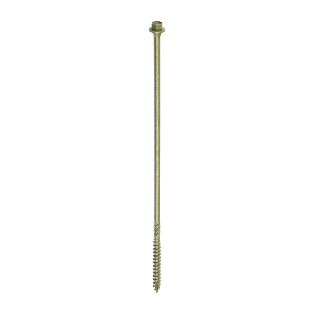 TIMCO Timber Screws Hex Flange Head Exterior - Green