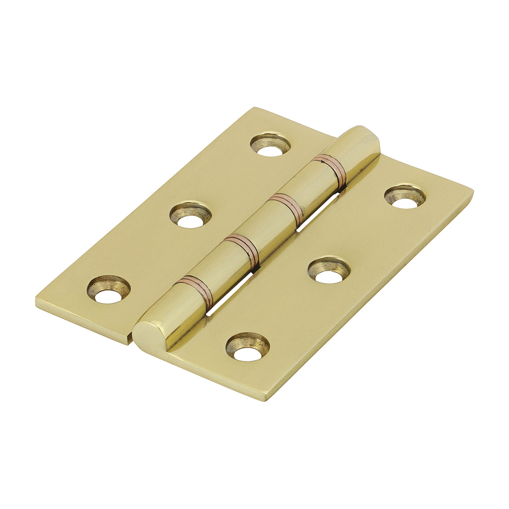 TIMCO Double Phosphor Bronze Washered Hinges - Solid Brass