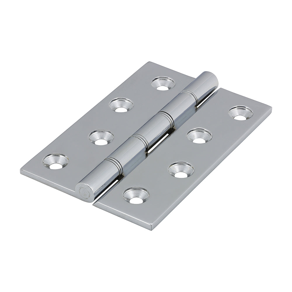 TIMCO Double Stainless Steel Washered Hinges - Solid Brass