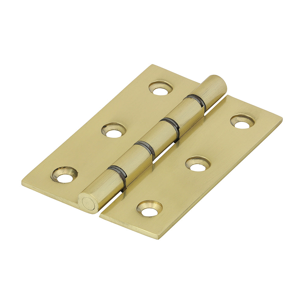 TIMCO Double Steel Washered Hinges - Solid Brass