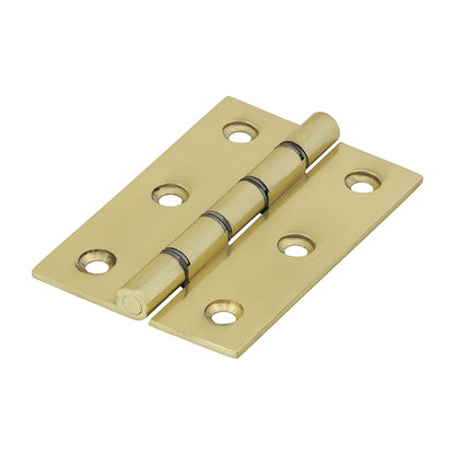 TIMCO Double Steel Washered Hinges - Solid Brass