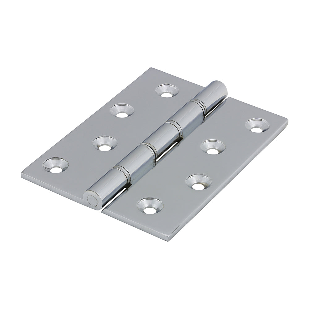 TIMCO Double Stainless Steel Washered Hinges - Solid Brass