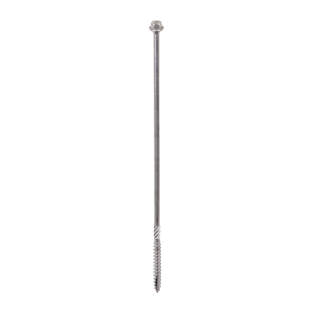 TIMCO Timber Screws Hex Flange Head - A4 Stainless Steel