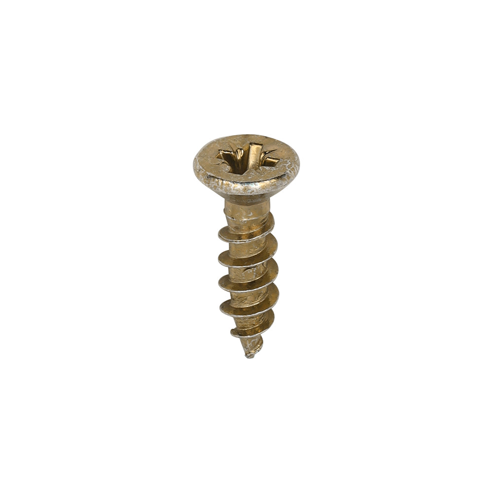 TIMCO Classic Multi-Purpose Reduced Head Countersunk Piano Hinge Woodscrews - Gold