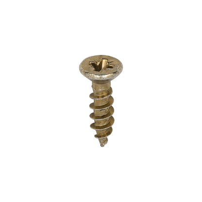 TIMCO Classic Multi-Purpose Reduced Head Countersunk Piano Hinge Woodscrews - Gold