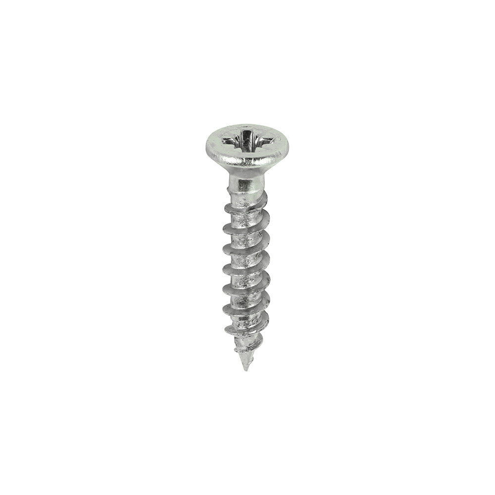 TIMCO Classic Multi-Purpose Reduced Head Countersunk Piano Hinge Woodscrews - Nickel