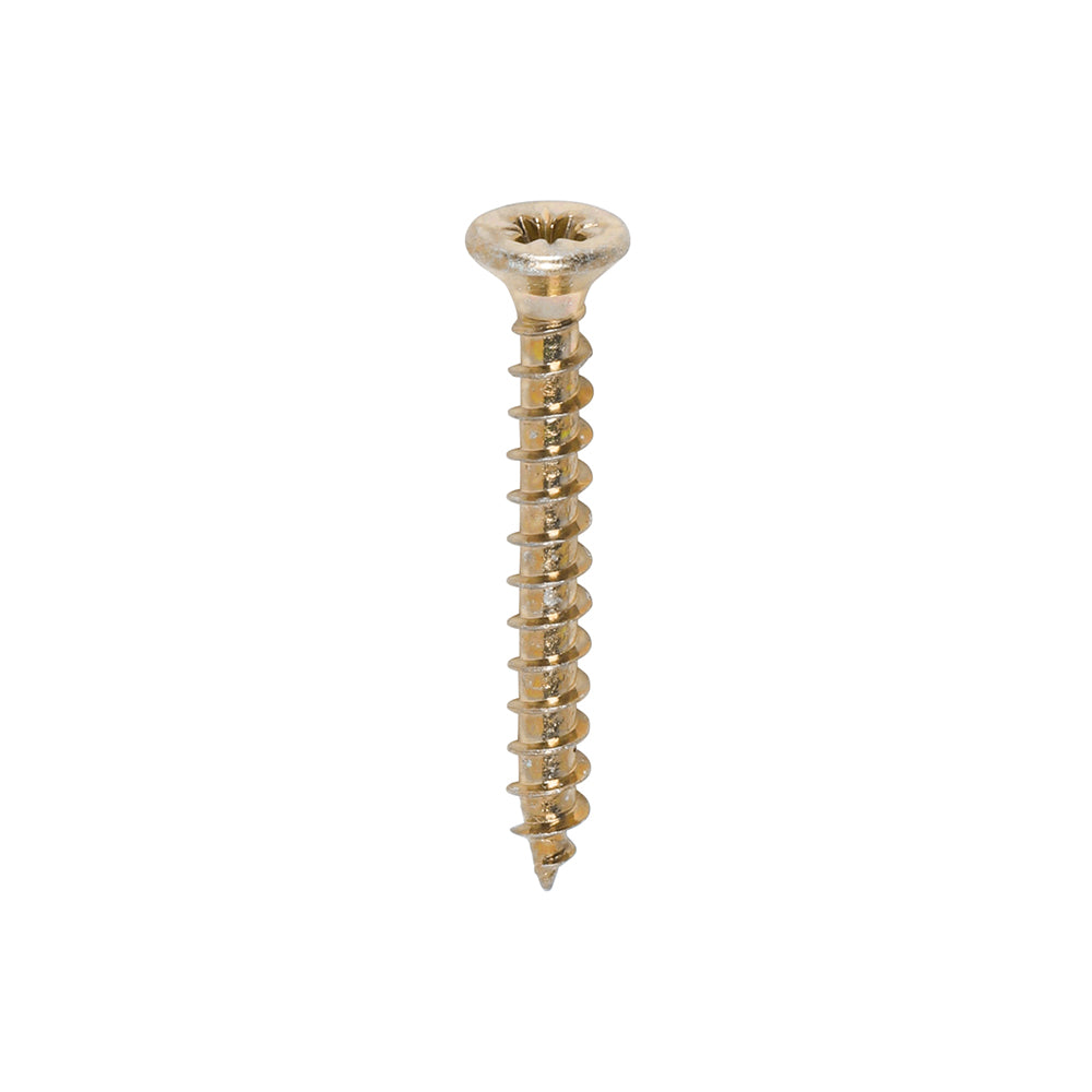 TIMCO Solo Countersunk Woodscrews - Yellow