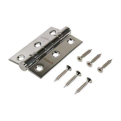 TIMCO Twin Ball Bearing Hinges - Stainless Steel - Polished