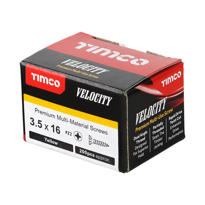 TIMCO Velocity Premium Multi-Use Countersunk Gold Woodscrews