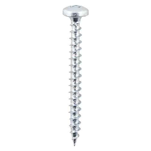 TIMCO Solo Pan Head Woodscrews - Silver - Square head