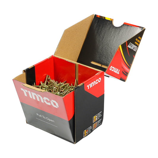 TIMCO Velocity Premium Multi-Use Countersunk Gold Woodscrews - Industrial box