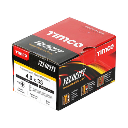 TIMCO Velocity Premium Multi-Use Countersunk Gold Woodscrews