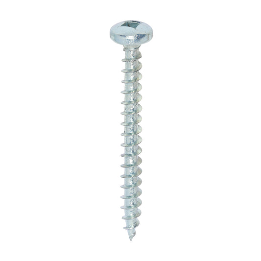 TIMCO Solo Pan Head Woodscrews - Silver - Square head