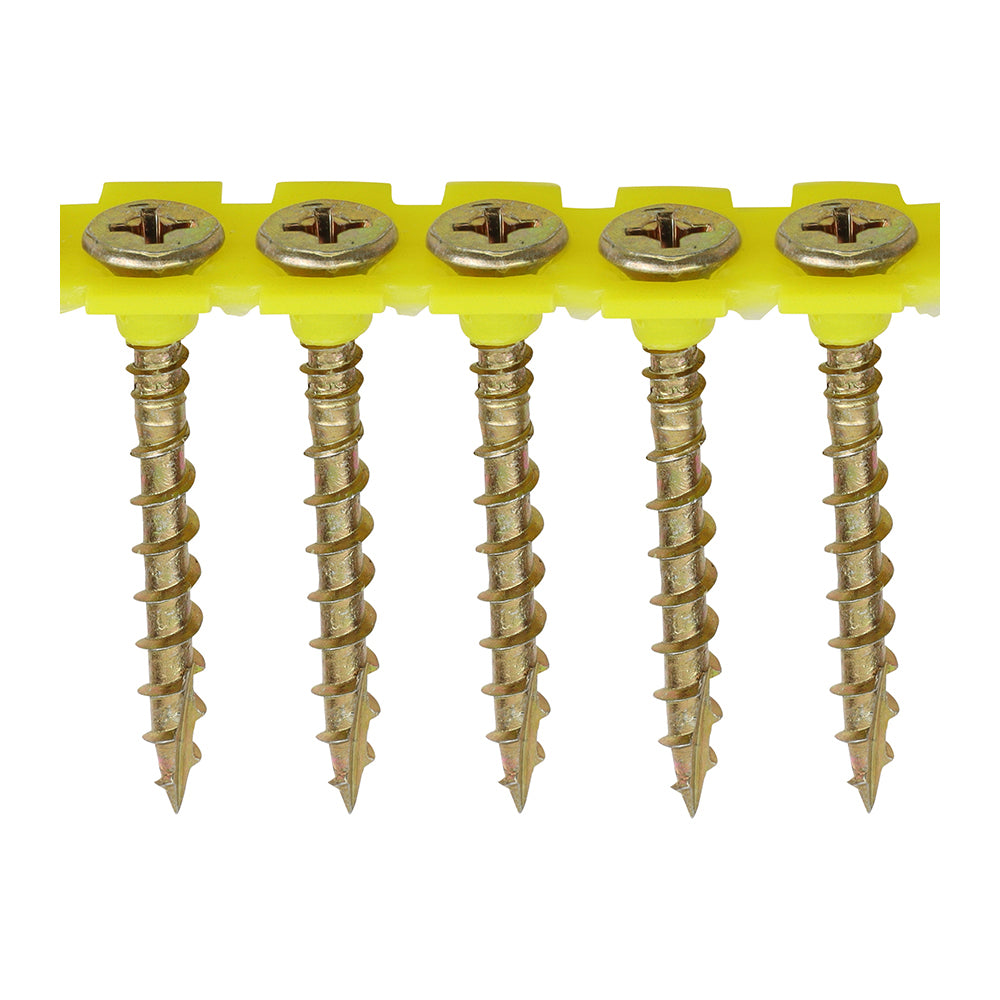 TIMCO Collated Solo Countersunk Gold Woodscrews