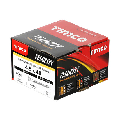 TIMCO Velocity Premium Multi-Use Countersunk Gold Woodscrews