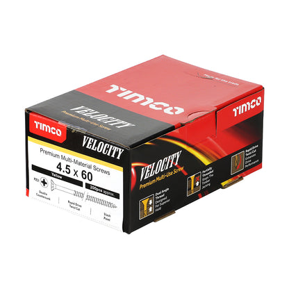 TIMCO Velocity Premium Multi-Use Countersunk Gold Woodscrews