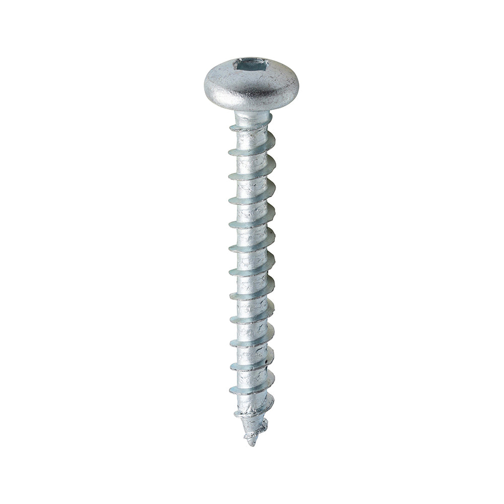 TIMCO Solo Pan Head Woodscrews - Silver - Square head