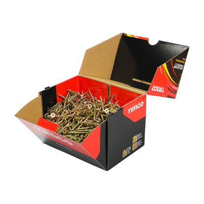 TIMCO Velocity Premium Multi-Use Countersunk Gold Woodscrews - Industrial box