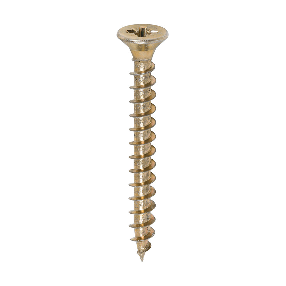 TIMCO Solo Countersunk Woodscrews - Yellow