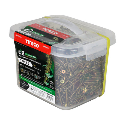 TIMCO - C2 Strong-Fix - Yellow - Industry Tubs