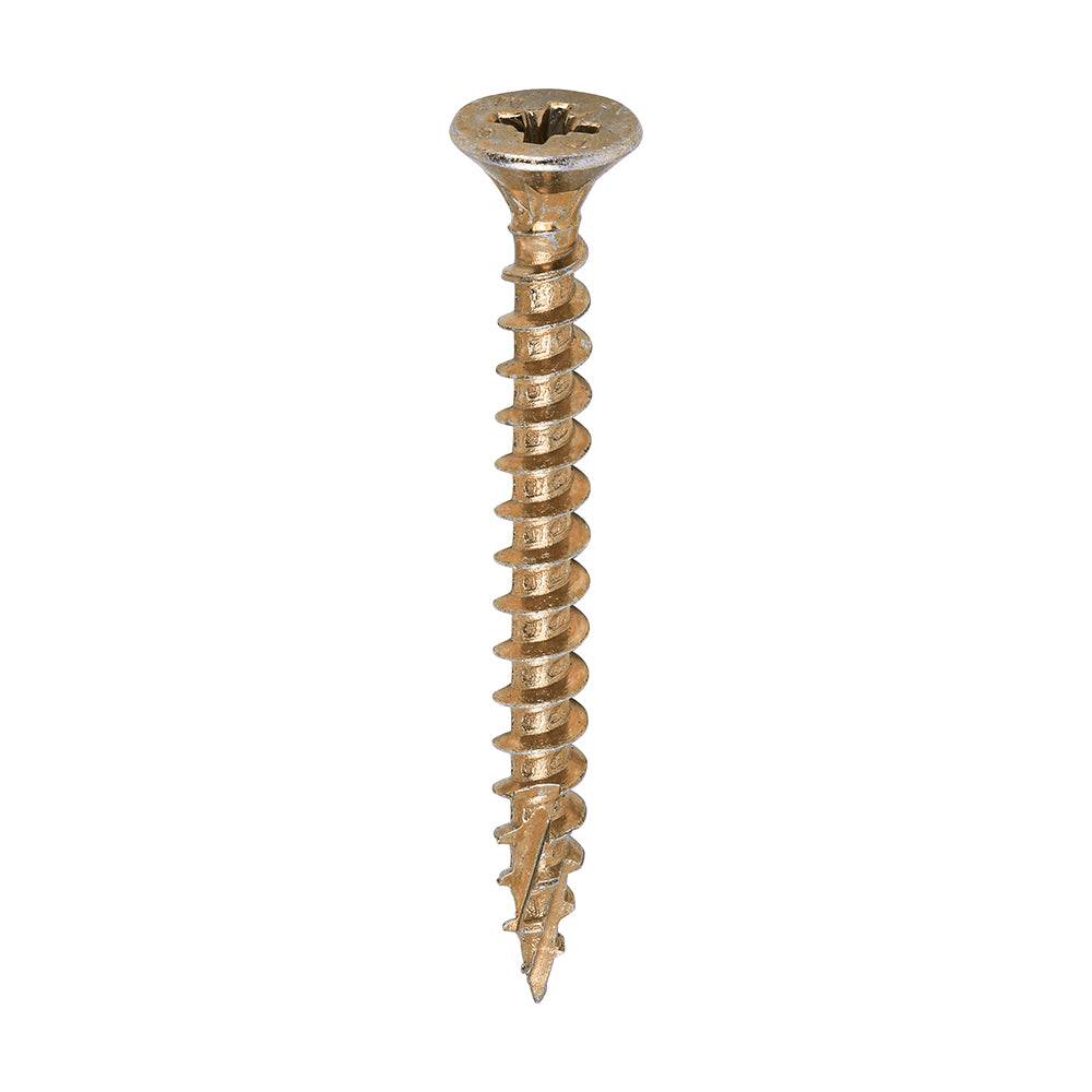 TIMCO C2 Strong-Fix Multi-Purpose Premium Countersunk Gold Woodscrews - TUB
