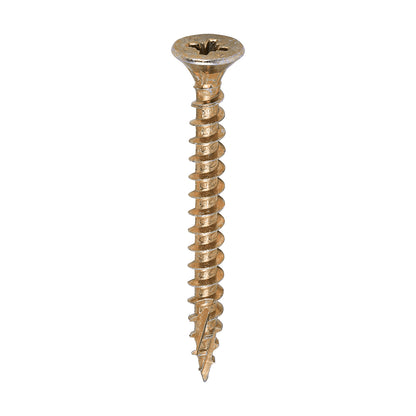 TIMCO C2 Strong-Fix Multi-Purpose Premium Countersunk Gold Woodscrews - TUB