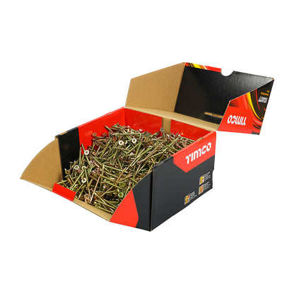 TIMCO Velocity Premium Multi-Use Countersunk Gold Woodscrews - Industrial box