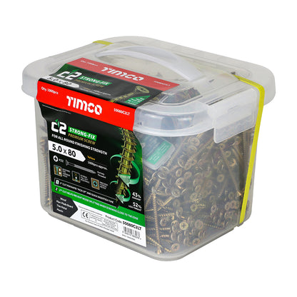 TIMCO - C2 Strong-Fix - Yellow - Industry Tubs