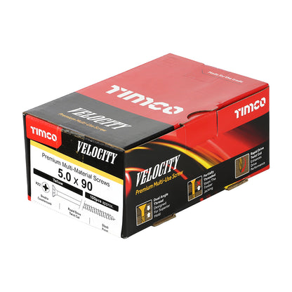 TIMCO Velocity Premium Multi-Use Countersunk Gold Woodscrews