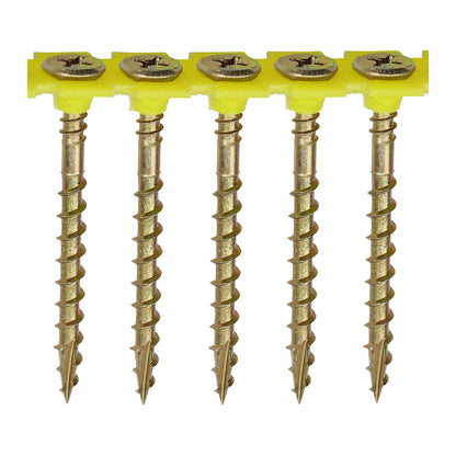 TIMCO Collated Solo Countersunk Gold Woodscrews
