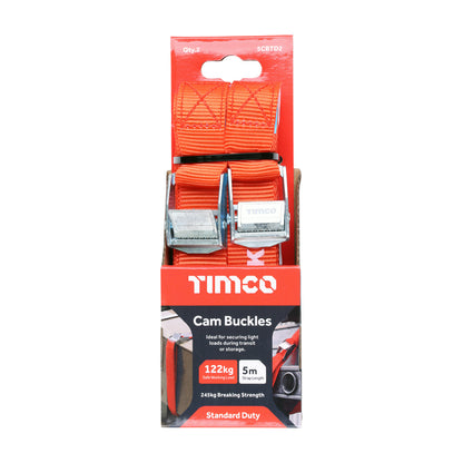 TIMCO Cam Buckle Tie Downs Standard Duty