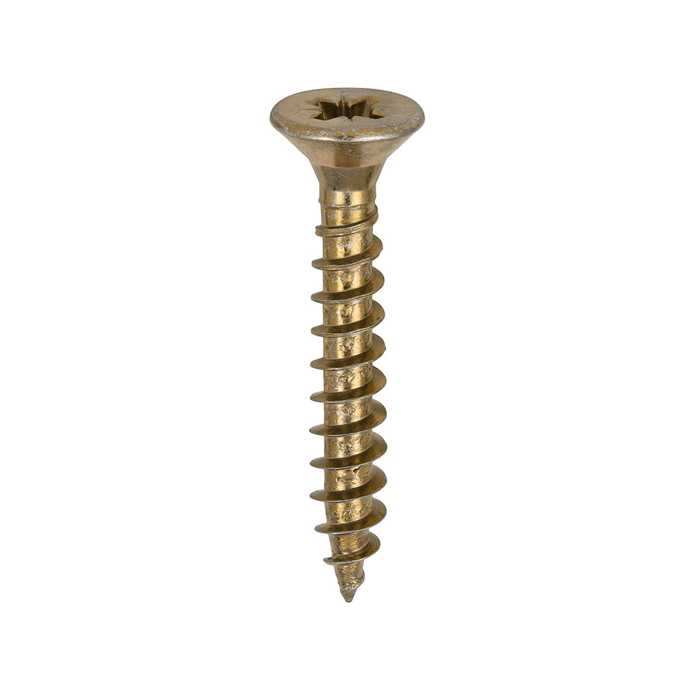 TIMCO Solo Countersunk Woodscrews - Yellow