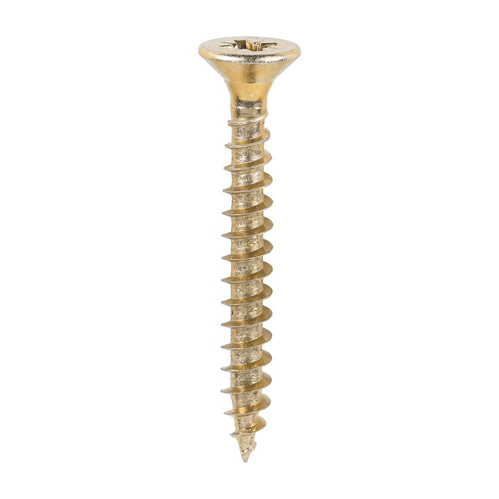 TIMCO Solo Countersunk Woodscrews - Yellow
