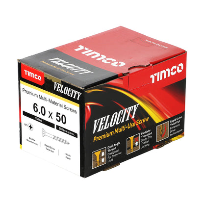 TIMCO Velocity Premium Multi-Use Countersunk Gold Woodscrews