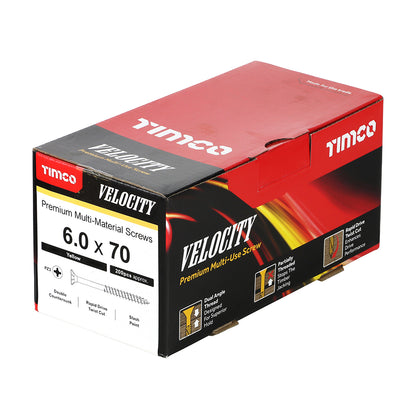 TIMCO Velocity Premium Multi-Use Countersunk Gold Woodscrews