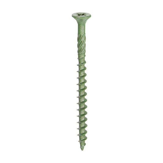 TIMCO Decking Screws Countersunk Exterior Green