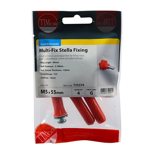 TIMCO Stella-Fix Universal Cavity & Wall Anchors