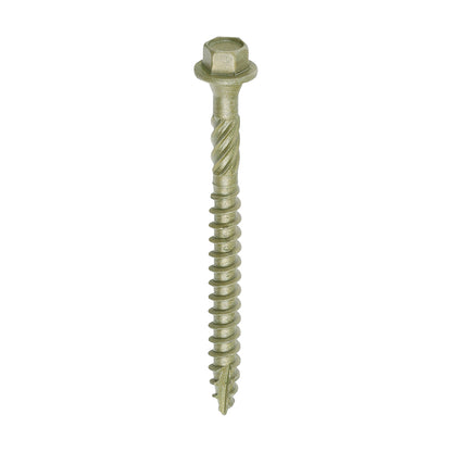 TIMCO Timber Screws Hex Flange Head Exterior - Green