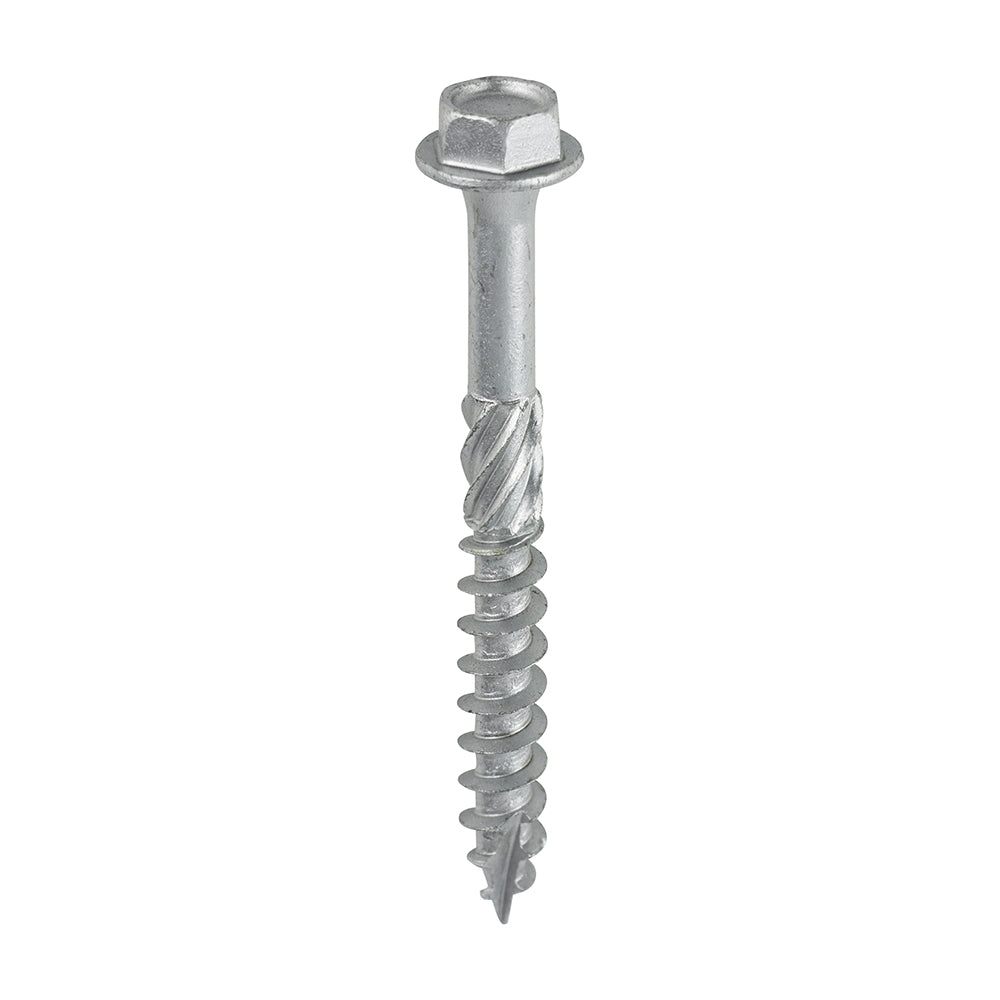 TIMCO Hex Flange Head Exterior Timber Screws - Exterior Silver