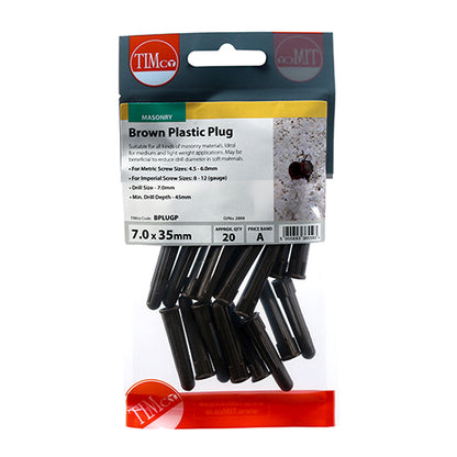 TIMCO Plastic Plugs