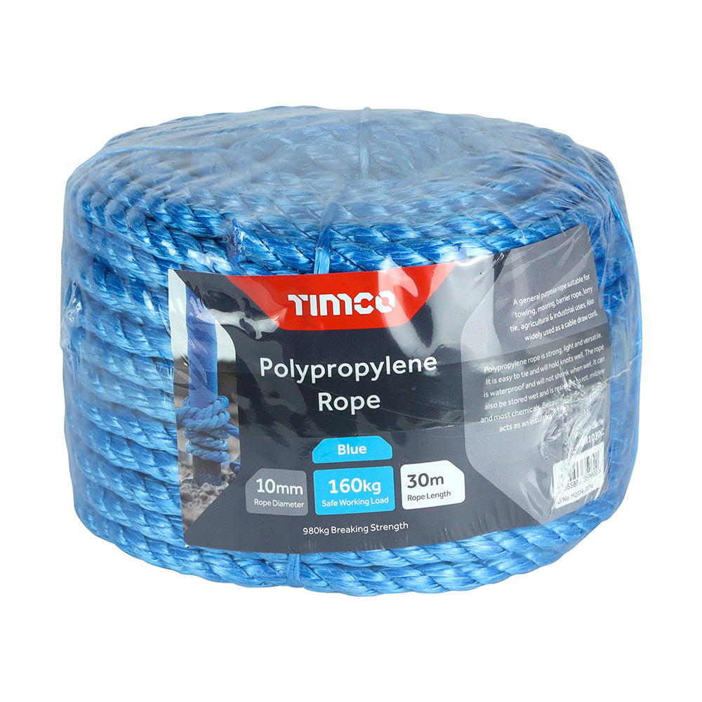 TIMCO Blue Polypropylene Rope on Coil