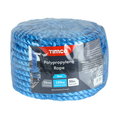 TIMCO Blue Polypropylene Rope on Coil